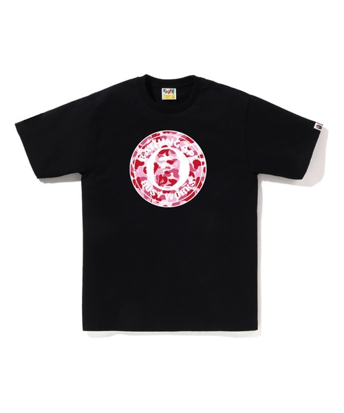 A BATHING APE(アベイシングエイプ)の「ABC CAMO BUSY WORKS TEE(Tシャツ/カットソー・メンズ・ブラック×ブルー/ホワイト×ピンク/ブラック×ピンク/ブラック×グリーン/ホワイト×グリーン/ホワイト×ブルー・X-LARGE/XXX-LARGE/MEDIUM/LARGE/XX-LARGE/SMALL)」の1枚目の写真