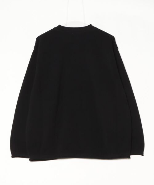 crepuscule(クレプスキュール)の「crepuscule Light Moss Stitch P/O (2501-001)(Tシャツ/カットソー・メンズ・レッド系その他/ブラック・1/2/0)」の9枚目の写真