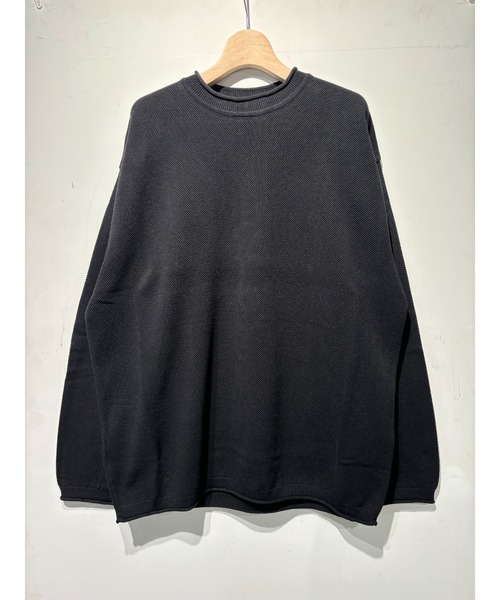 crepuscule(クレプスキュール)の「crepuscule Light Moss Stitch P/O (2501-001)(Tシャツ/カットソー・メンズ・レッド系その他/ブラック・1/2/0)」の10枚目の写真