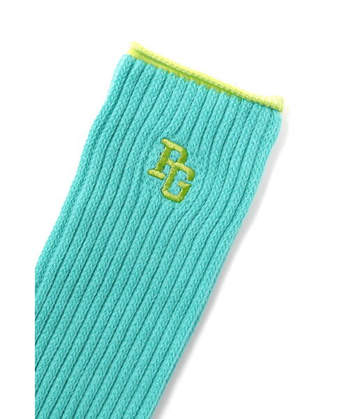 PEARLY GATES（パーリーゲイツ）の「【PEARLY GATES】ルーズ調ミドルソックス (MENS)（ソックス/靴下・メンズ・ネイビー/ホワイト系その他5/グリーン・FREE）」の9枚目の写真