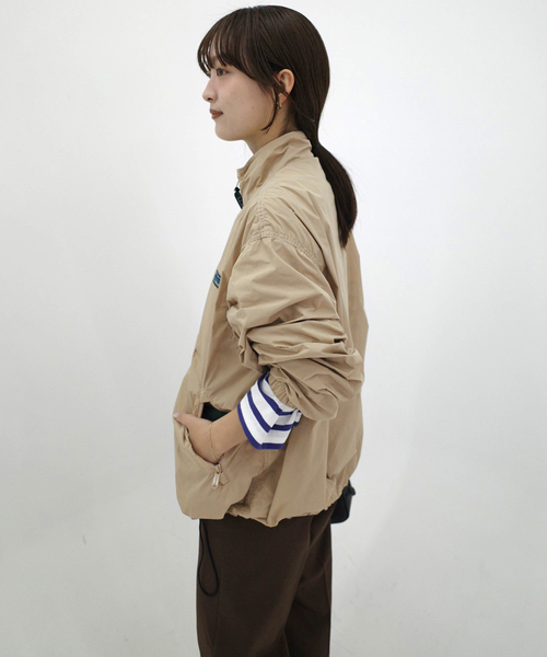 L.L.Bean(エルエルビーン)の「L.L.Bean/エルエルビーン Roxbury jacket 5175-9047【洗濯機使用可能】(ブルゾン・レディース・ネイビー/ベージュ・36)」の6枚目の写真