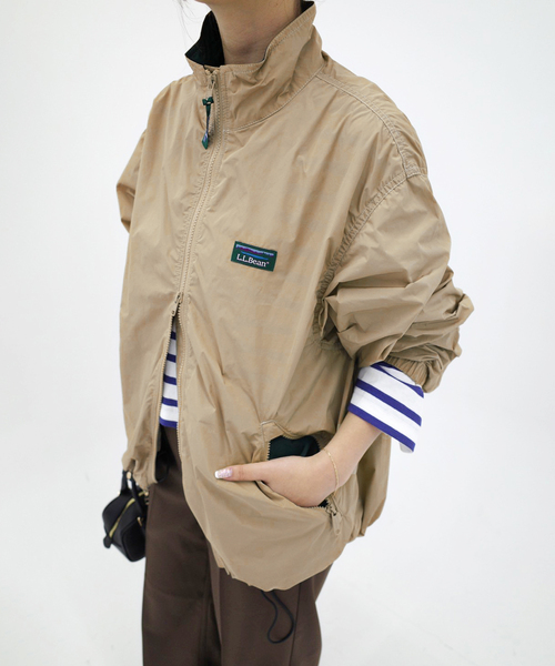 L.L.Bean(エルエルビーン)の「L.L.Bean/エルエルビーン Roxbury jacket 5175-9047【洗濯機使用可能】(ブルゾン・レディース・ネイビー/ベージュ・36)」の9枚目の写真