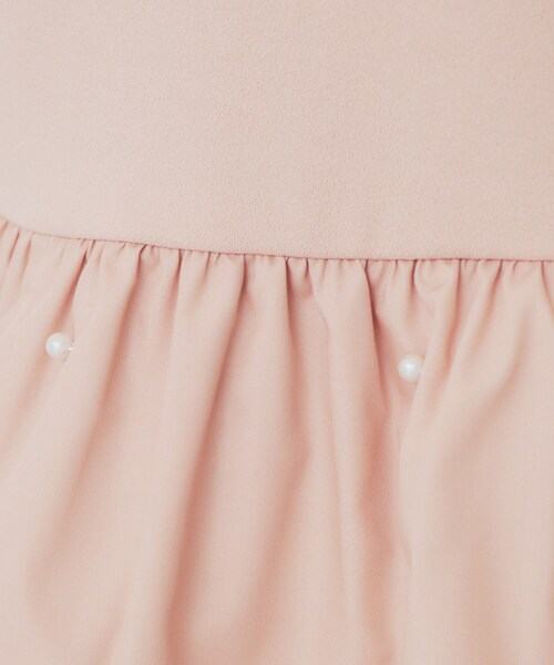 index(インデックス)の「カットジョーゼットドッキングペプラムトップス【洗濯機可】(Tシャツ/カットソー・レディース・オフホワイト/ブラック/オレンジ系・40/38/42/36)」の15枚目の写真