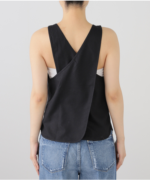 ブラウス シャツ BASERANGE/ベースレンジ APRON トップ TOAPWS-000 レディース BASERANGE/ベースレンジ APRON トップ TOAPWS-000（シャツ