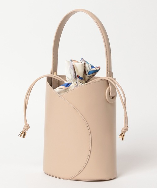 Andemiu（アンデミュウ）の「スカーフバケツバック322616（ショルダーバッグ・レディース・ブラック/ベージュ・FREE）」の17枚目の写真