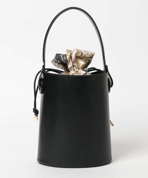 Andemiu（アンデミュウ）の「スカーフバケツバック322616（ショルダーバッグ・レディース・ブラック/ベージュ・FREE）」の16枚目の写真