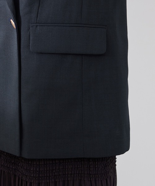 ROPE' PICNIC（ロペピクニック）の「カナパ スリーブレスジレ/セットアップ対応・UV・抗菌防臭・接触冷感（ベスト・レディース・ネイビー/グリーン系その他/ベージュ・38）」の16枚目の写真