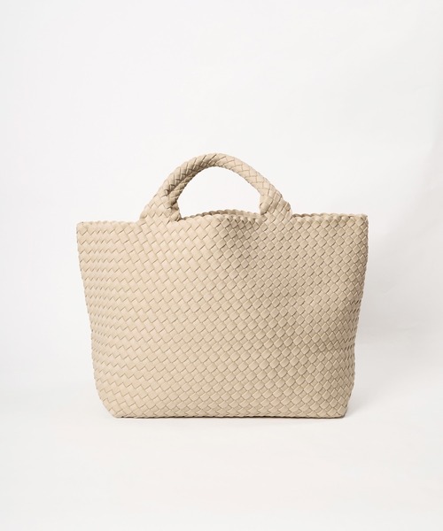 MICA&DEAL(マイカ&ディール)の「【NAGHEDI】トートバッグ-St Barths Medium Tote(トートバッグ・レディース・アイボリー/グレイッシュベージュ・M)」の11枚目の写真