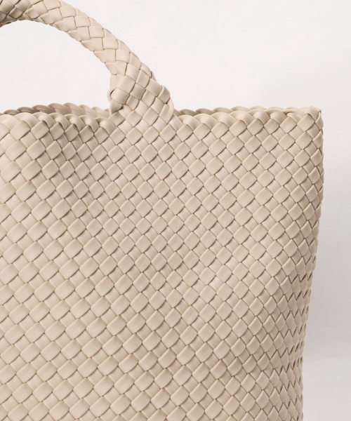 MICA&DEAL(マイカ&ディール)の「【NAGHEDI】トートバッグ-St Barths Medium Tote(トートバッグ・レディース・アイボリー/グレイッシュベージュ・M)」の14枚目の写真