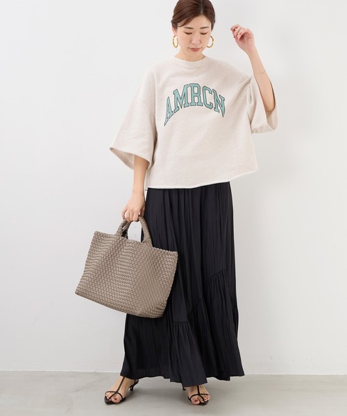 MICA&DEAL(マイカ&ディール)の「【NAGHEDI】トートバッグ-St Barths Medium Tote(トートバッグ・レディース・アイボリー/グレイッシュベージュ・M)」の22枚目の写真