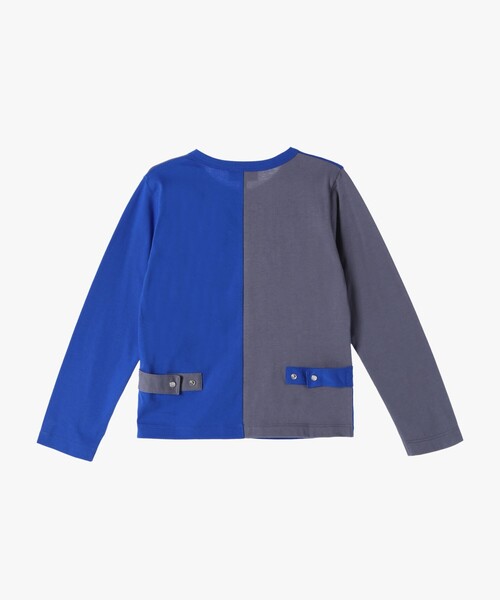 agnes b.(アニエスベー)の「JF59 E CARDIGAN キッズ カーディガン(カーディガン/ボレロ・キッズ・ブルー系その他・12YEAR/6YEAR/10YEAR/4YEAR/8YEAR)」の2枚目の写真