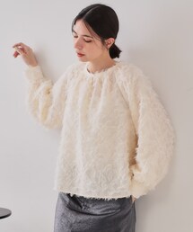 OPAQUE.CLIP | 《VERY掲載》フリンジジャカードブラウス【洗濯機洗い可】(シャツ/ブラウス)