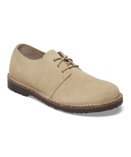 BIRKENSTOCK(ビルケンシュトック)の「Uppsala Low / アップサラ ロー スエードレザー Faded Khaki 【ナロー幅】 UNISEX(モカシン/デッキシューズ・レディース・カーキ・36(23cm)/37(24cm)/38/24.5cm/39.0/25㎝)」の1枚目の写真