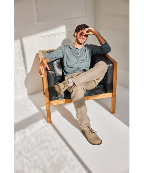 BIRKENSTOCK(ビルケンシュトック)の「Uppsala Low / アップサラ ロー スエードレザー Faded Khaki 【ナロー幅】 UNISEX(モカシン/デッキシューズ・レディース・カーキ・36(23cm)/37(24cm)/38/24.5cm/39.0/25㎝)」の4枚目の写真