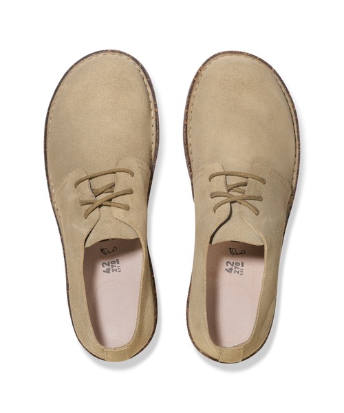 BIRKENSTOCK(ビルケンシュトック)の「Uppsala Low / アップサラ ロー スエードレザー Faded Khaki 【ナロー幅】 UNISEX(モカシン/デッキシューズ・レディース・カーキ・36(23cm)/37(24cm)/38/24.5cm/39.0/25㎝)」の6枚目の写真