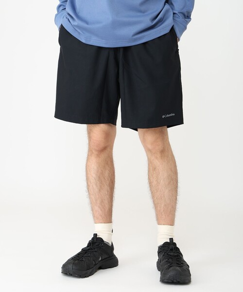 Columbia（コロンビア）の「Columbia／サマータイド ストレッチ ショート／コロンビア／撥水／UVカット／水陸両用／ショートパンツ（その他パンツ・メンズ・パープル/ブラック/ブルー/ネイビー・M/XL/L/S）」の2枚目の写真