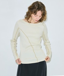 PUBLIC TOKYO | ドロウアークリブTOP(Tシャツ/カットソー)