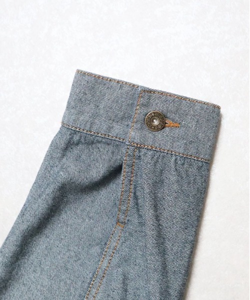 Right-on（ライトオン）の「【POWER TO THE PEOPLE】「WEB限定」リメイクデニムジャケット（デニムジャケット・メンズ・ネイビー/ブラック/サックスブルー・M/L/XL）」の8枚目の写真