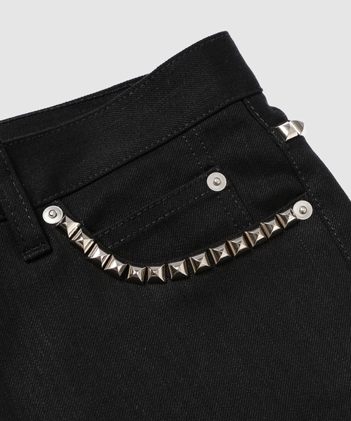 TAKAHIROMIYASHITATheSoloIst.（タカヒロミヤシタザソロイスト）の「stretch skinny jean.(studs)（デニムパンツ・メンズ・ブラック/インディゴブルー・30）」の6枚目の写真