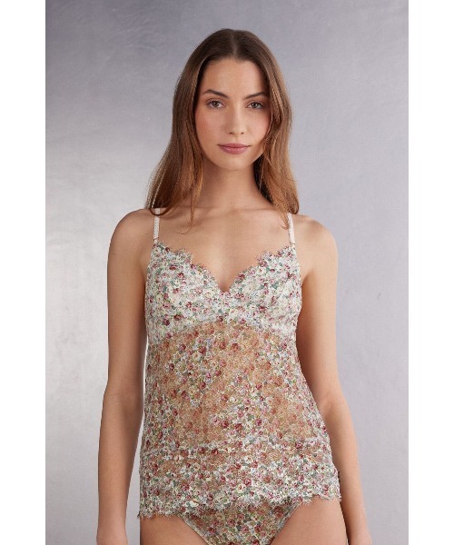 【送料無料/新品】 Floral Romance レース トップ（インナーウェア/肌着 下着・アンダーウェア