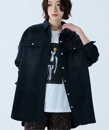 【Healthy denim / ヘルシーデニム】Almond / デニムシャツ / オーバーサイズ【WEB限定】
