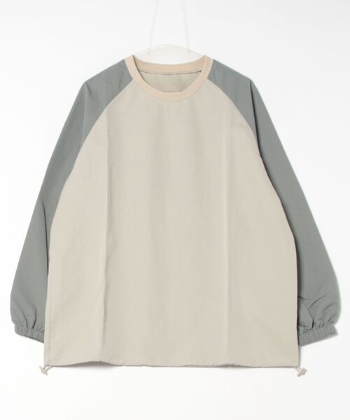 SUWDEE(スーディー)の「bicolor raglan sleeve oversize pullover(その他トップス・レディース・ブラック/グレー・FREE)」の6枚目の写真