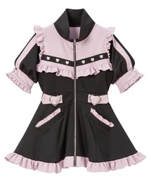 セール】フリルたっぷりメイドジャージワンピース（ワンピース