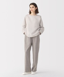 〔MUJI Labo〕婦人　リネンシルク長袖ブラウス