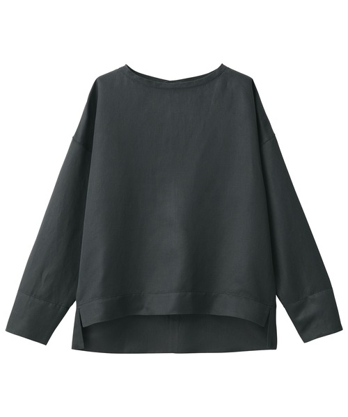 MUJI Labo(ムジラボ)の「〔MUJI Labo〕婦人 リネンシルク長袖ブラウス(シャツ/ブラウス・レディース・オフホワイト/スミクロ/ライトグレー・S/M/L/XL)」の18枚目の写真