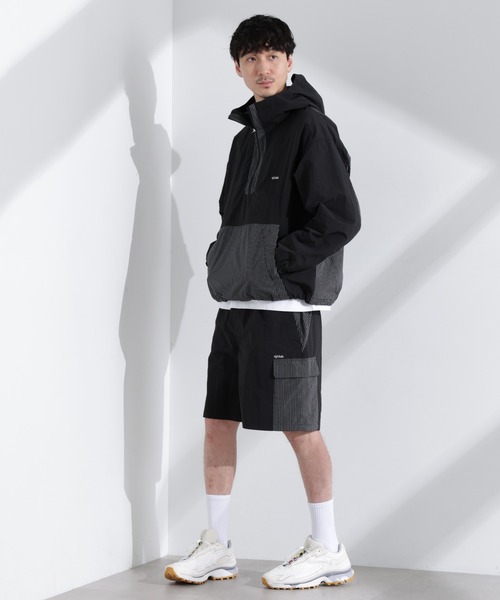 NANO universe(ナノユニバース)の「「NJ/CLUB」 リップストップショーツ(その他パンツ・メンズ・グレー/ブラック・L/M)」の19枚目の写真