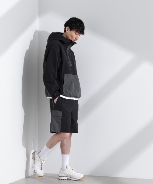 NANO universe(ナノユニバース)の「「NJ/CLUB」 リップストップショーツ(その他パンツ・メンズ・グレー/ブラック・L/M)」の18枚目の写真