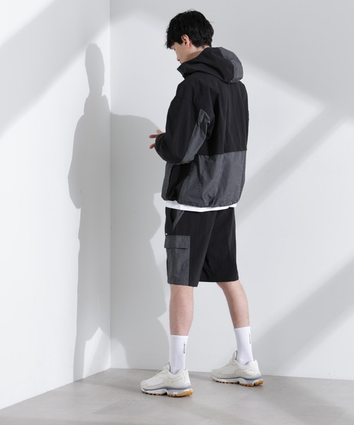 NANO universe(ナノユニバース)の「「NJ/CLUB」 リップストップショーツ(その他パンツ・メンズ・グレー/ブラック・L/M)」の17枚目の写真