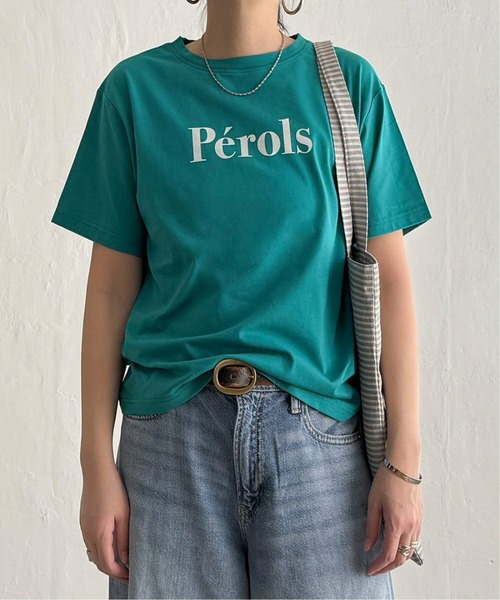 LBC（エルビーシー）の「プリントロゴＴ（Tシャツ/カットソー・レディース・その他34/ベージュ/ダークカーキ/チャコールグレー/ライトピンク/ホワイト・L/M）」の2枚目の写真