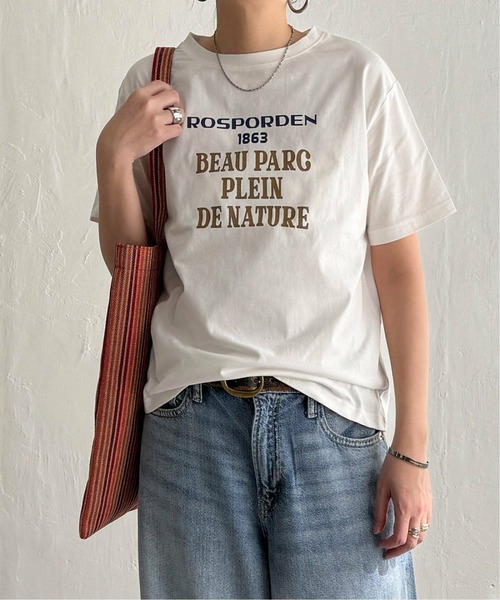 LBC（エルビーシー）の「プリントロゴＴ（Tシャツ/カットソー・レディース・その他34/ベージュ/ダークカーキ/チャコールグレー/ライトピンク/ホワイト・L/M）」の6枚目の写真