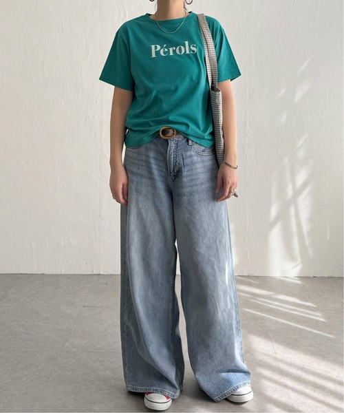 LBC（エルビーシー）の「プリントロゴＴ（Tシャツ/カットソー・レディース・その他34/ベージュ/ダークカーキ/チャコールグレー/ライトピンク/ホワイト・L/M）」の8枚目の写真