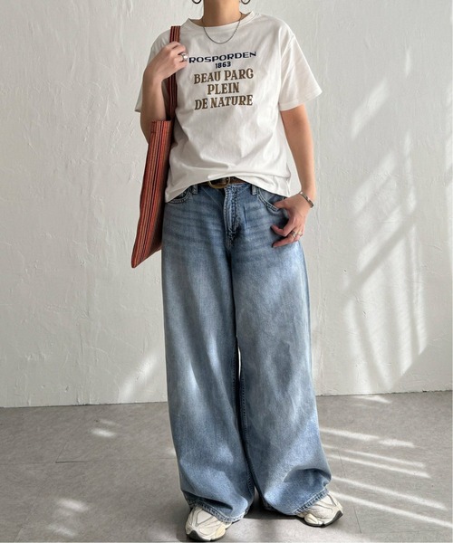 LBC（エルビーシー）の「プリントロゴＴ（Tシャツ/カットソー・レディース・その他34/ベージュ/ダークカーキ/チャコールグレー/ライトピンク/ホワイト・L/M）」の11枚目の写真