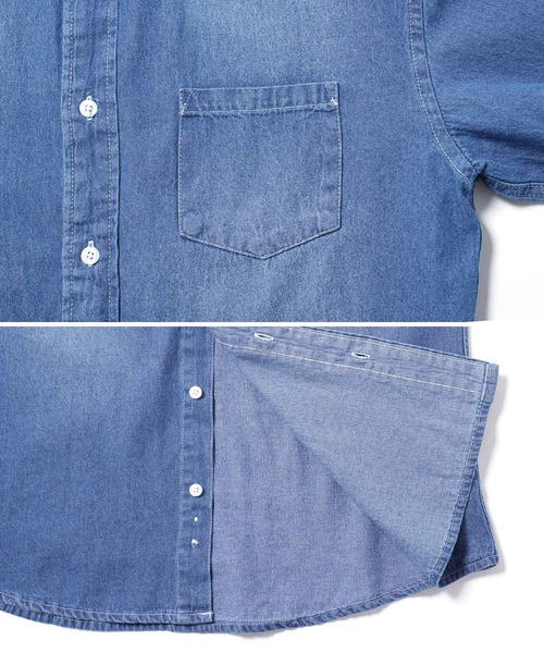 jiggys shop(ジギーズショップ)の「6.5オンス 長袖 デニムシャツ(シャツ/ブラウス・メンズ・ネイビー/ブルー/ブルー系その他・MEDIUM/LARGE/X-LARGE)」の19枚目の写真