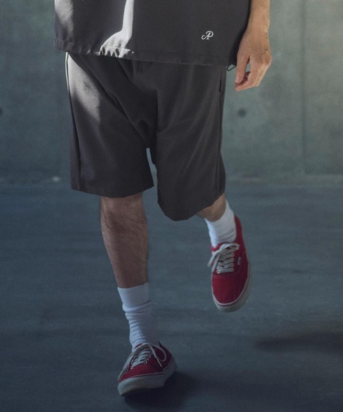 ADAM PATEK（アダムパテック）の「ADAMPATEK/ripple sarouel short pants/リップルサルエルショートパンツ(AP2518007)（その他パンツ・レディース・チャコールグレー/ブラック・2/1）」の15枚目の写真