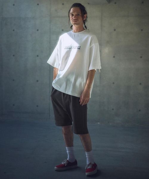 ADAM PATEK（アダムパテック）の「ADAMPATEK/ripple sarouel short pants/リップルサルエルショートパンツ(AP2518007)（その他パンツ・レディース・チャコールグレー/ブラック・2/1）」の13枚目の写真