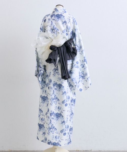 OLIVE des OLIVE（オリーブデオリーブ）の「OLIVE浴衣（浴衣・レディース・オフホワイト/ピンク/ネイビー・FREE）」の6枚目の写真