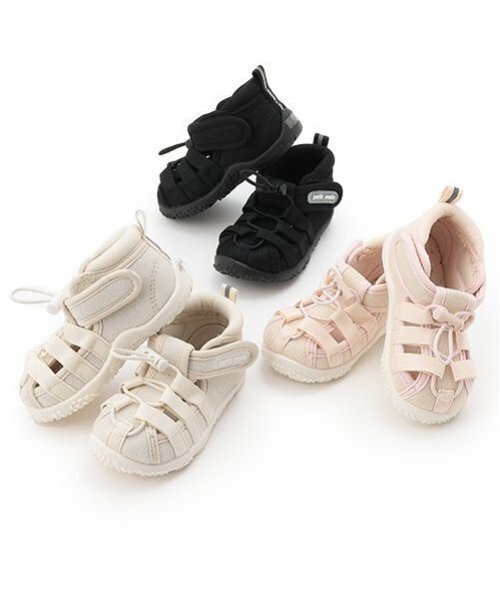 petit main（プティマイン）の「水抜きソールサンダル（サンダル・キッズ・ライトベージュ/ライトピンク/ブラック・16cm/17cm/15cm/14cm/13cm）」の8枚目の写真