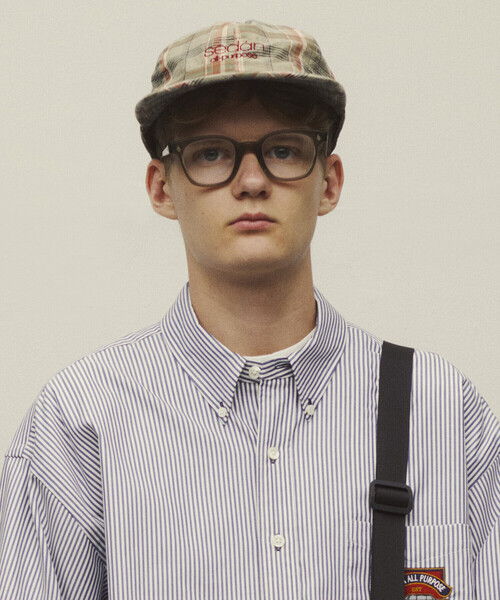 セダンオールパーパス Classic Logo Madras Plaid Cap SEDAN ALL-PURPOSE（セダンオールパーパス）の「SEDAN ALL-PURPOSE