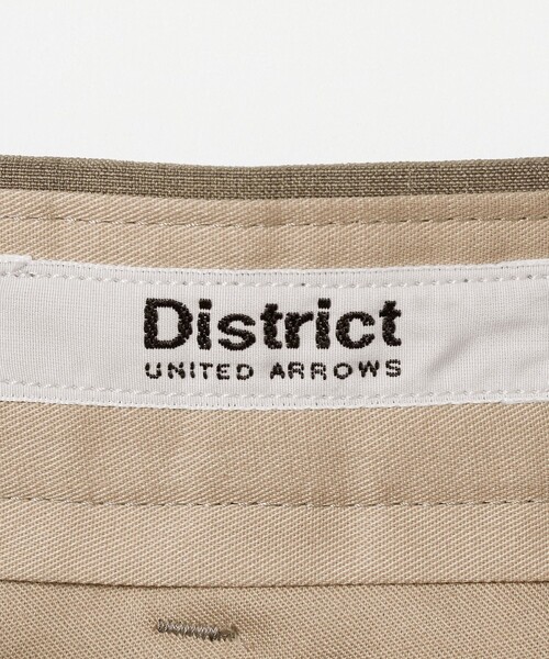 District(ディストリクト)の「<District> ポリエステル 2プリーツ ワイドスラックス(スラックス・メンズ・ダークブラウン/ベージュ/ブラック・48/44/46)」の7枚目の写真