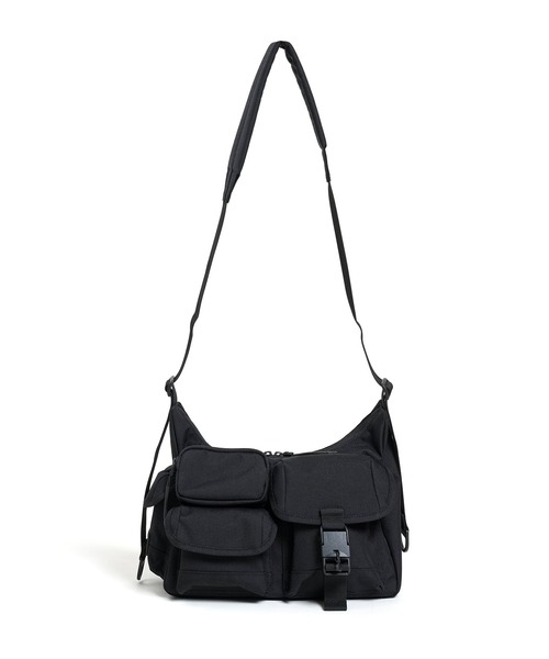 BAICYCLON by Bagjack（バイシクロン バイ バグジャック）の「【BAICYCLON】MULTI POCKETS SHOUDER BAG SMALL BCL-85（ショルダーバッグ・メンズ・ブラック/ブラック系その他2・FREE）」の5枚目の写真
