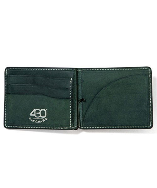 430(フォーサーティ)の「mko12837- RF TXL CLIP WALLET クリップ型ウォレット(財布・メンズ・ブラック/ブラウン/グリーン・ONE SIZE)」の12枚目の写真