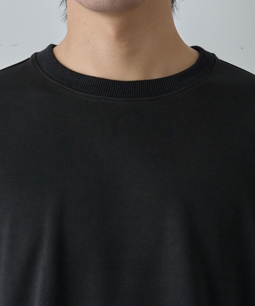 COLONY 2139(コロニートゥーワンスリーナイン)の「ポンチフハク切替クルーネックTシャツ(Tシャツ/カットソー・メンズ・ブラック/ホワイト・MEDIUM/LARGE)」の22枚目の写真