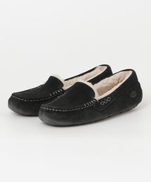 UGG W SCALLOPED MOC ブラック モカシン黒 24 新品未使用