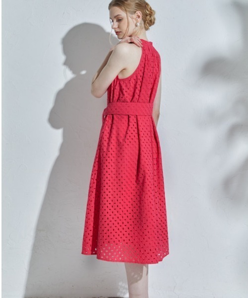 ERADIE（エラディエ）の「Cotton lace halterneck one-piece コットンレースホルターワンピース（ワンピース・レディース・レッド/ホワイト・FREE）」の19枚目の写真