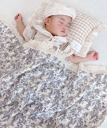 SweetMommy（スウィートマミー）の「大判 タオルケット ガーゼタオル おくるみ　ベビー バスタオル 掛け布団　［フリンジ］（おくるみ）」