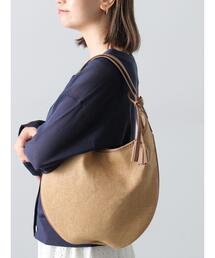 Lugnoncure | 雑材ムーンバッグ《2025summer catalog item》(ハンドバッグ)